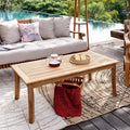 Sonoma Lane Rockport Teak Wood Outdoor Coffee Table