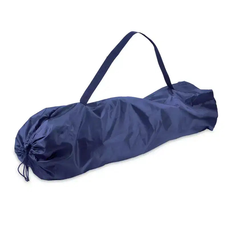 Chaise de camping inclinable - Bleu marine avec accents gris