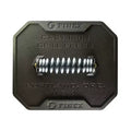 FINEX 8 Flat Press - Cast Iron Flat Press for Bacon, Veggies, Sausages & More - Pre-Seasoned - Compatible with FINEX Pans