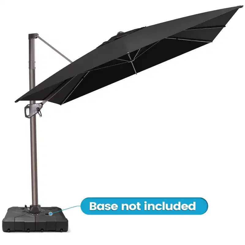 Parasol déporté inclinable UV30+ avec rotation à 360°