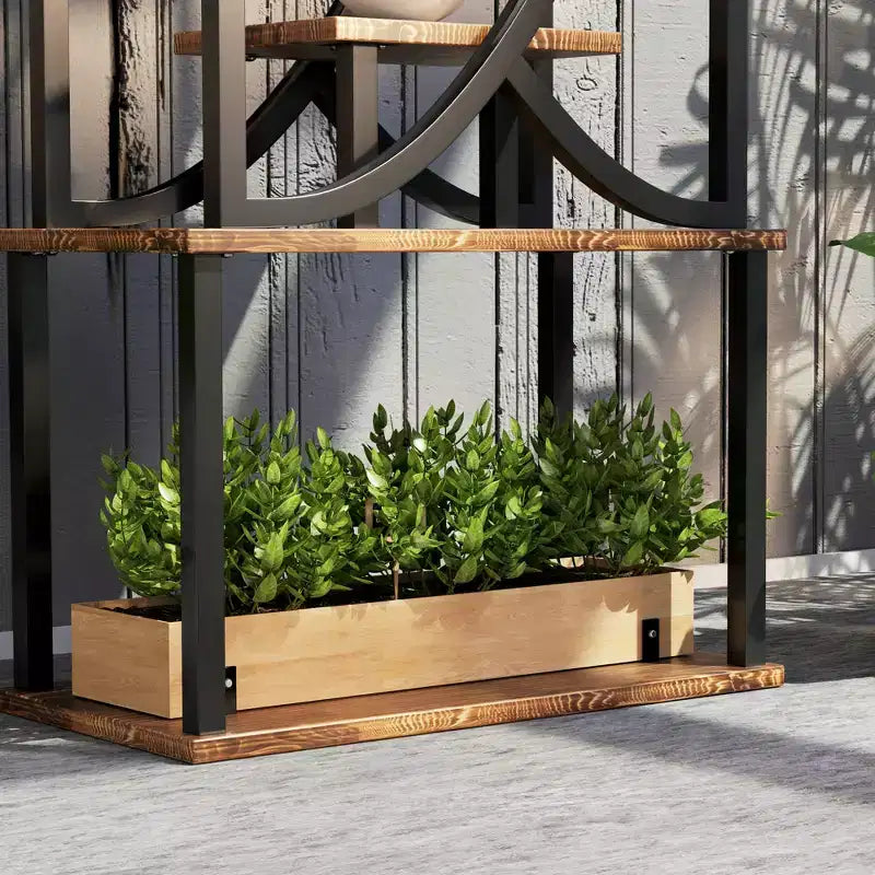 Étagère à plantes intérieure à 8 niveaux, étagère à plantes de 157 cm de haut, support à plantes en forme de S