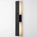 C Cattleya Black Dimmable LED Outdoor Wall Lantern Sconce with Frosted Glass