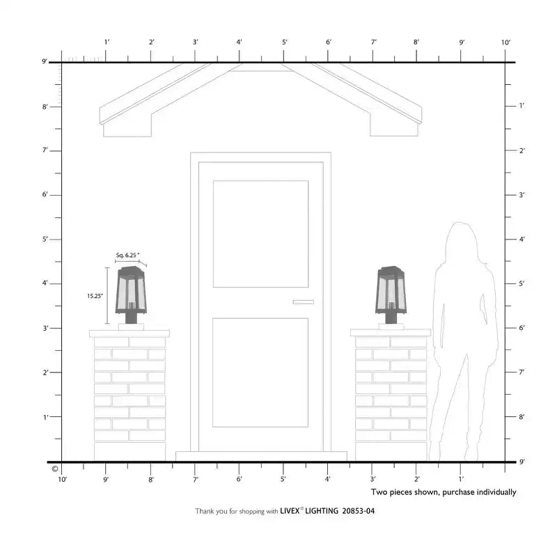 Lampadaire Noir