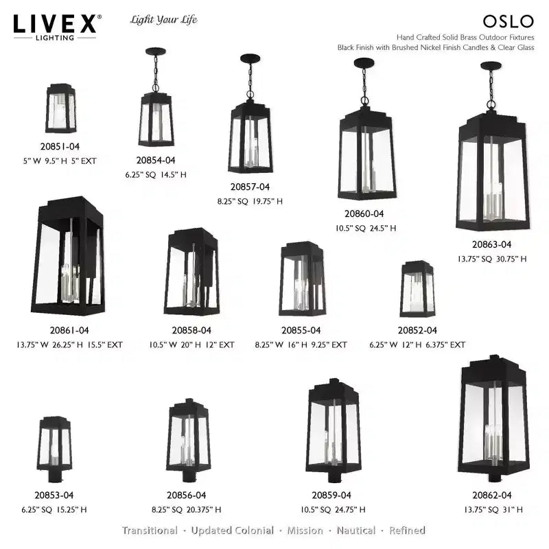 Lampadaire Noir