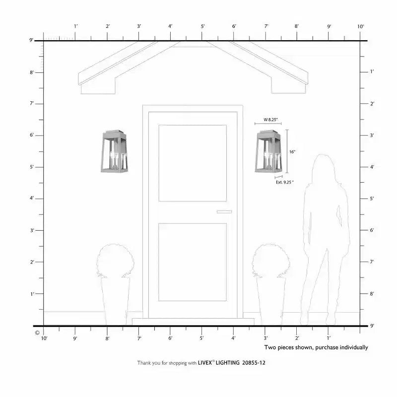 Applique Murale Noire