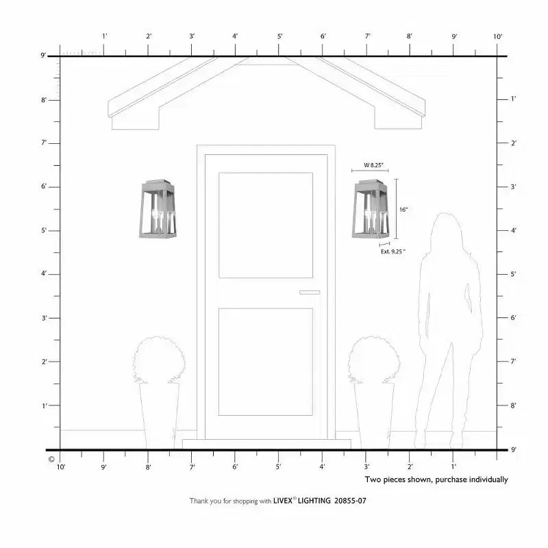 Applique Murale Noire