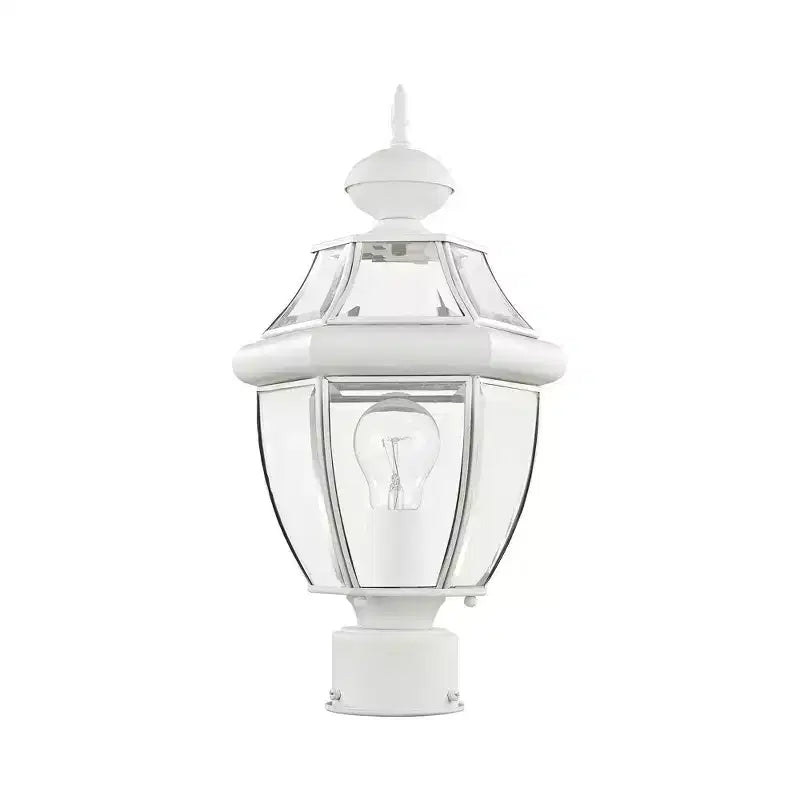 Monterey 1 - Lampadaire à poteau en blanc