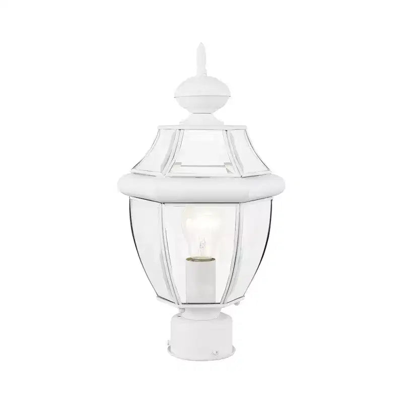 Monterey 1 - Lampadaire à poteau en blanc