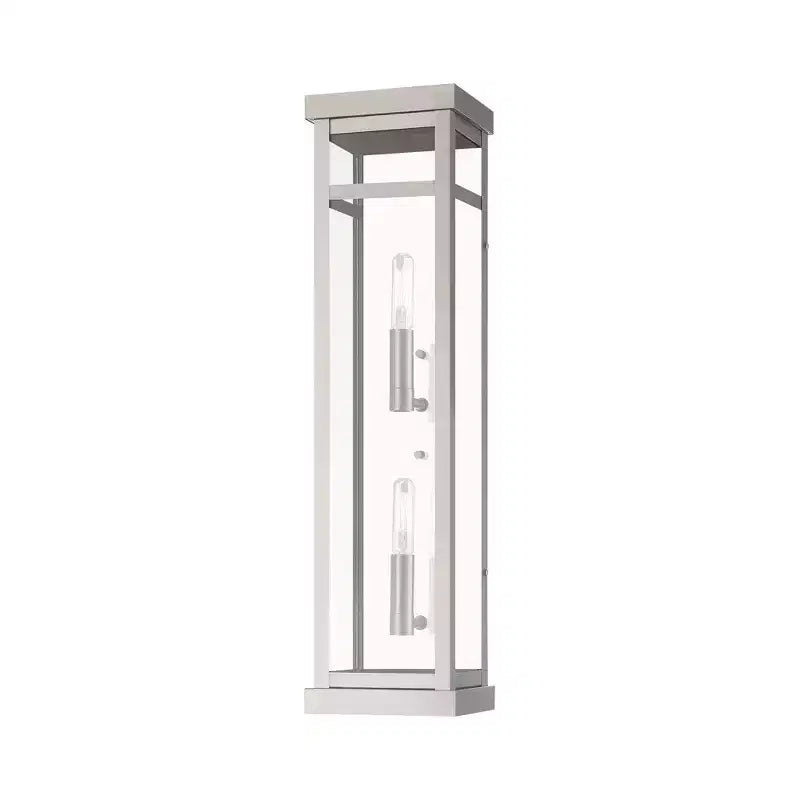 Applique murale en nickel brossé