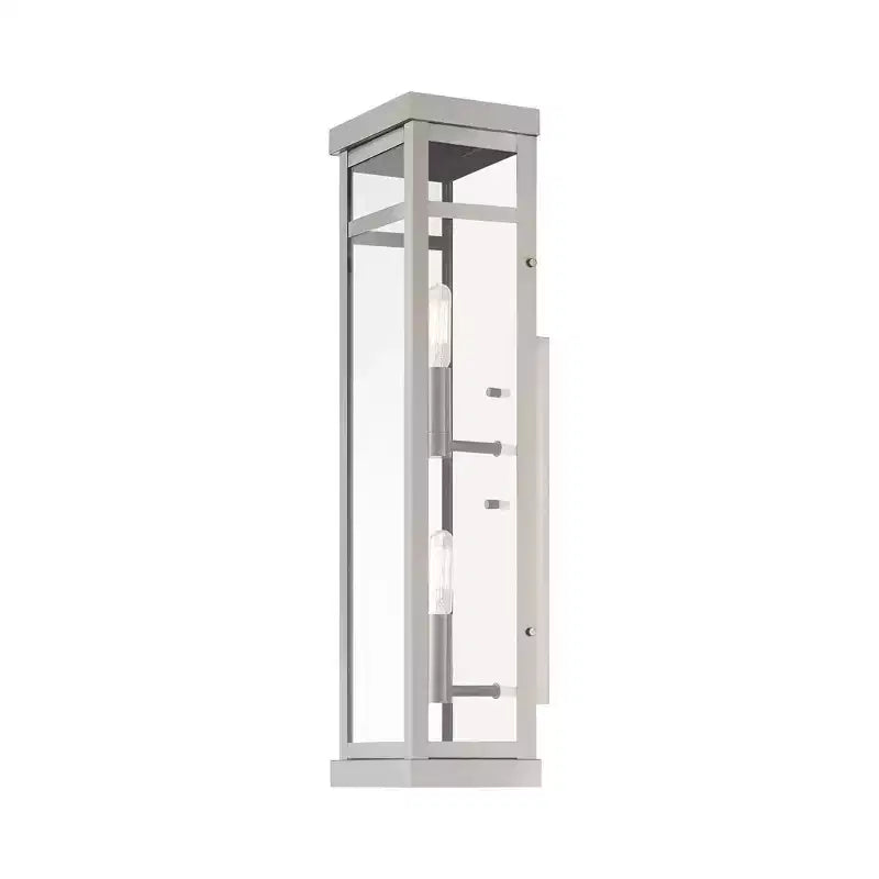 Applique murale en nickel brossé
