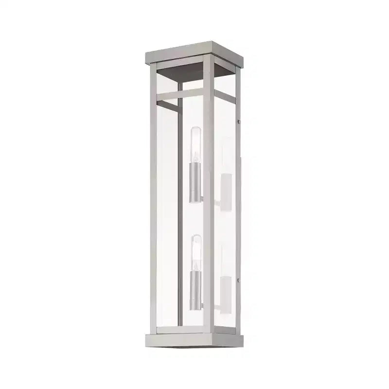 Applique murale en nickel brossé