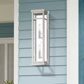 Applique murale en nickel brossé