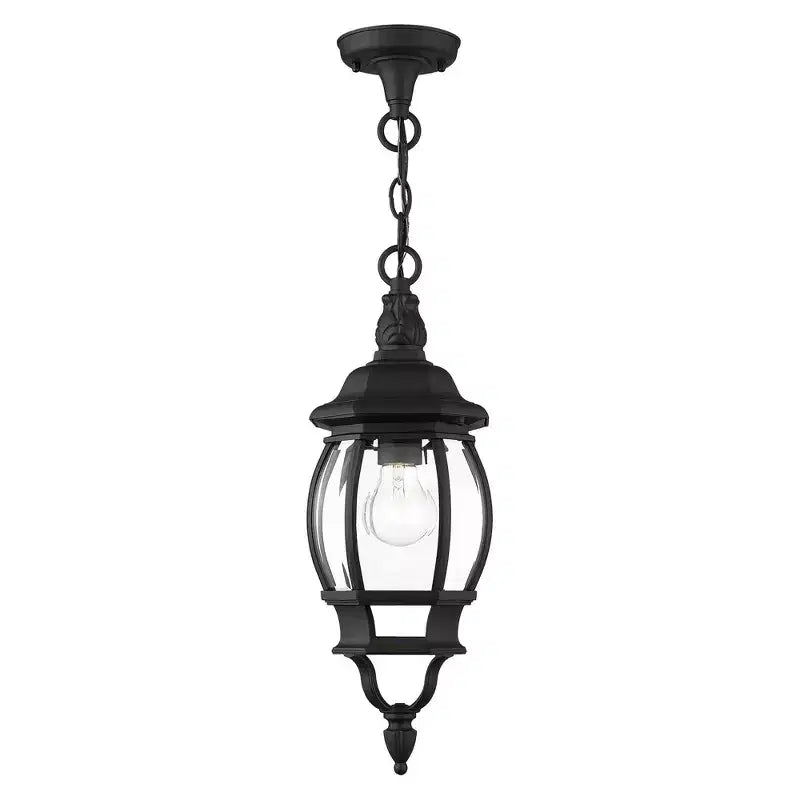 Livex Lighting Frontec 1 - Light Pendant in Textured Black