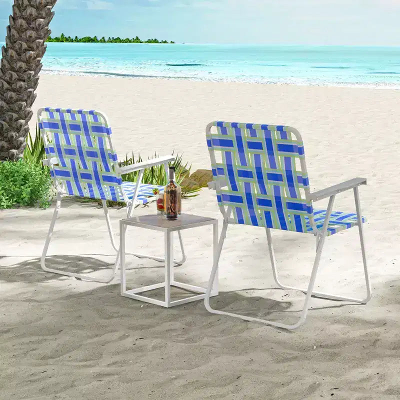 Chaise de plage pliante Chaise de camping en toile Chaise légère