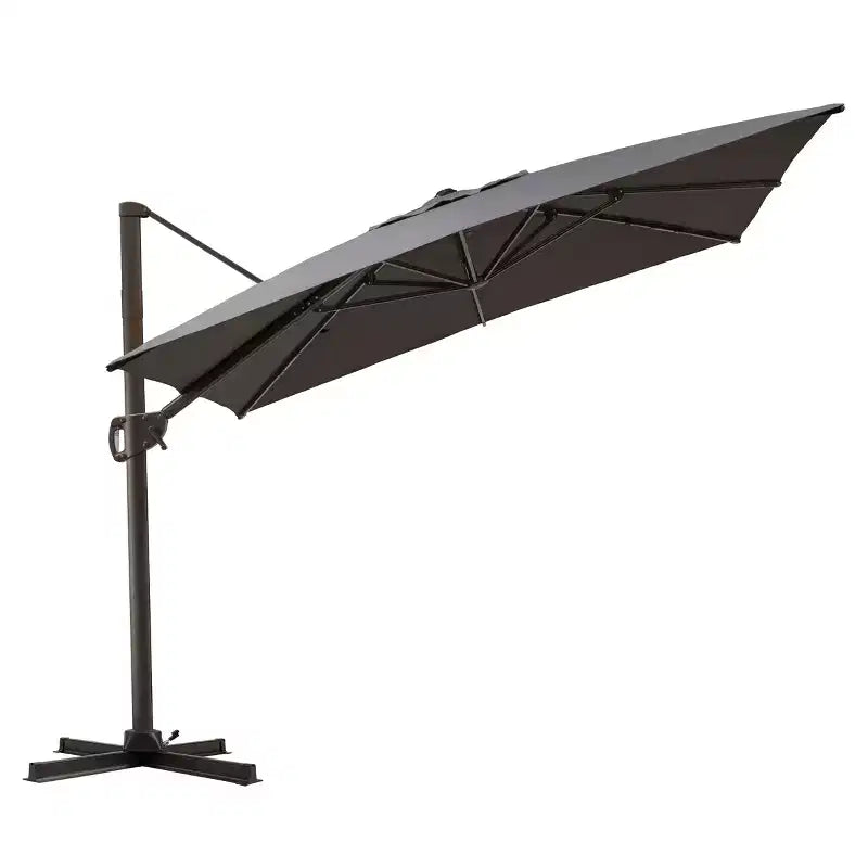 Parasol déporté inclinable 1 niveau sans base