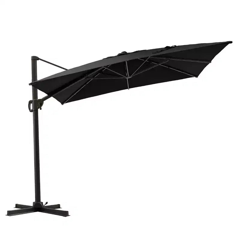 Parasol déporté inclinable 1 niveau sans base